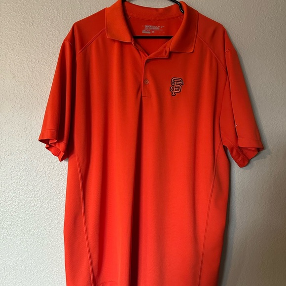 Nike Other - Nike SF Giants Polo Shirt with Embroidered Logo